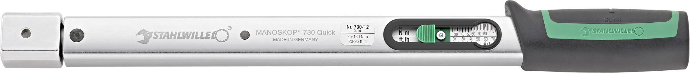 Stahlwille 730/12 50184012 Drehmomentschlüssel für Einsteckwerkzeuge 25 - 130 Nm