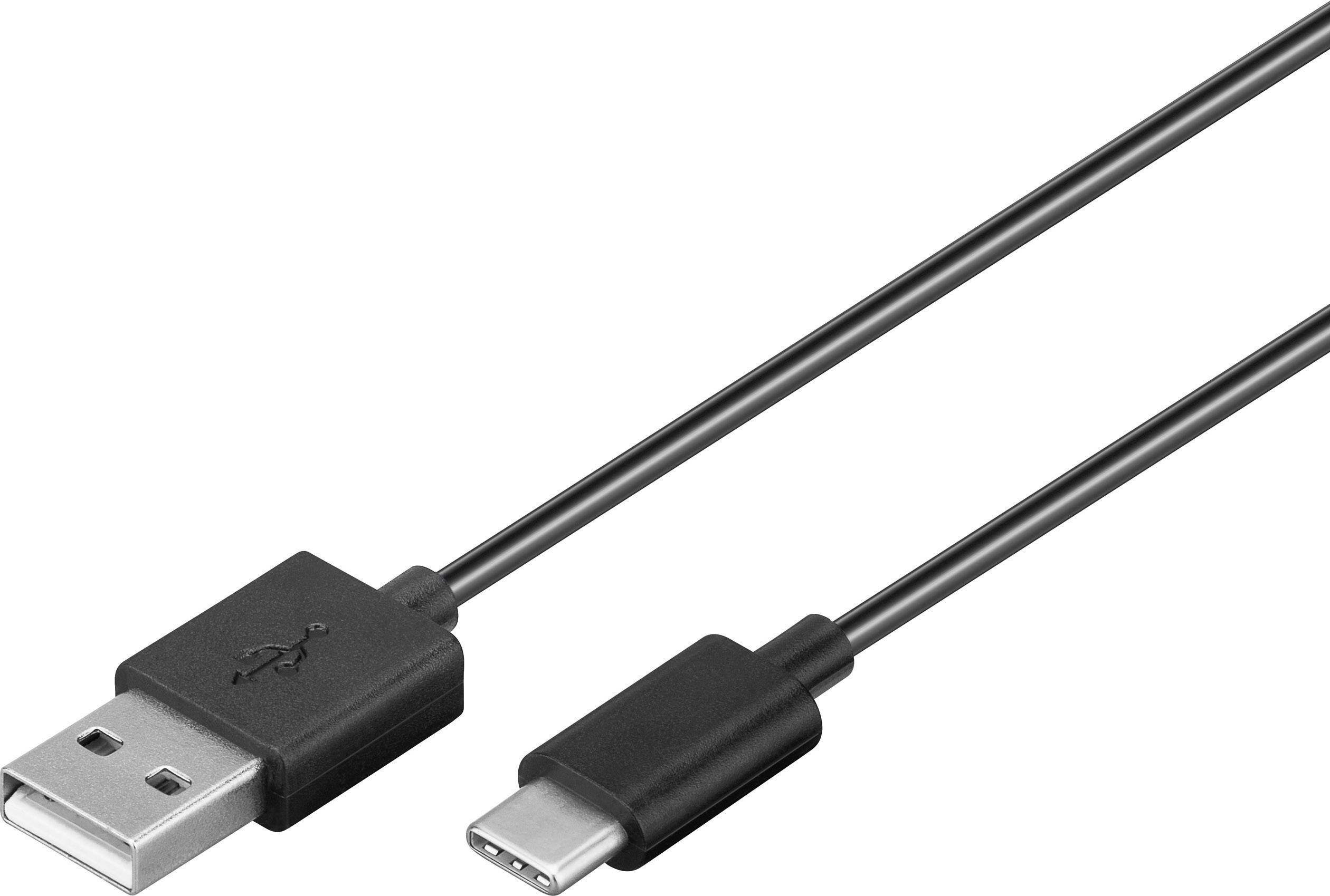 Goobay Kfz-USB-Typ-C USB Ladegerät 10.5 W USB 2.0 Buchse A, USB-C® Stecker Schwarz KFZ