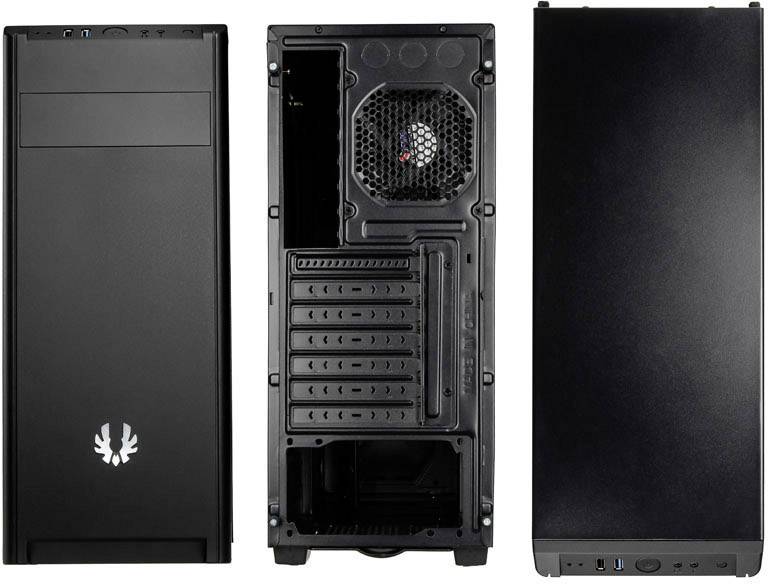 Bitfenix Nova Window Midi-Tower USB-Gehäuse, Gaming-Gehäuse Schwarz