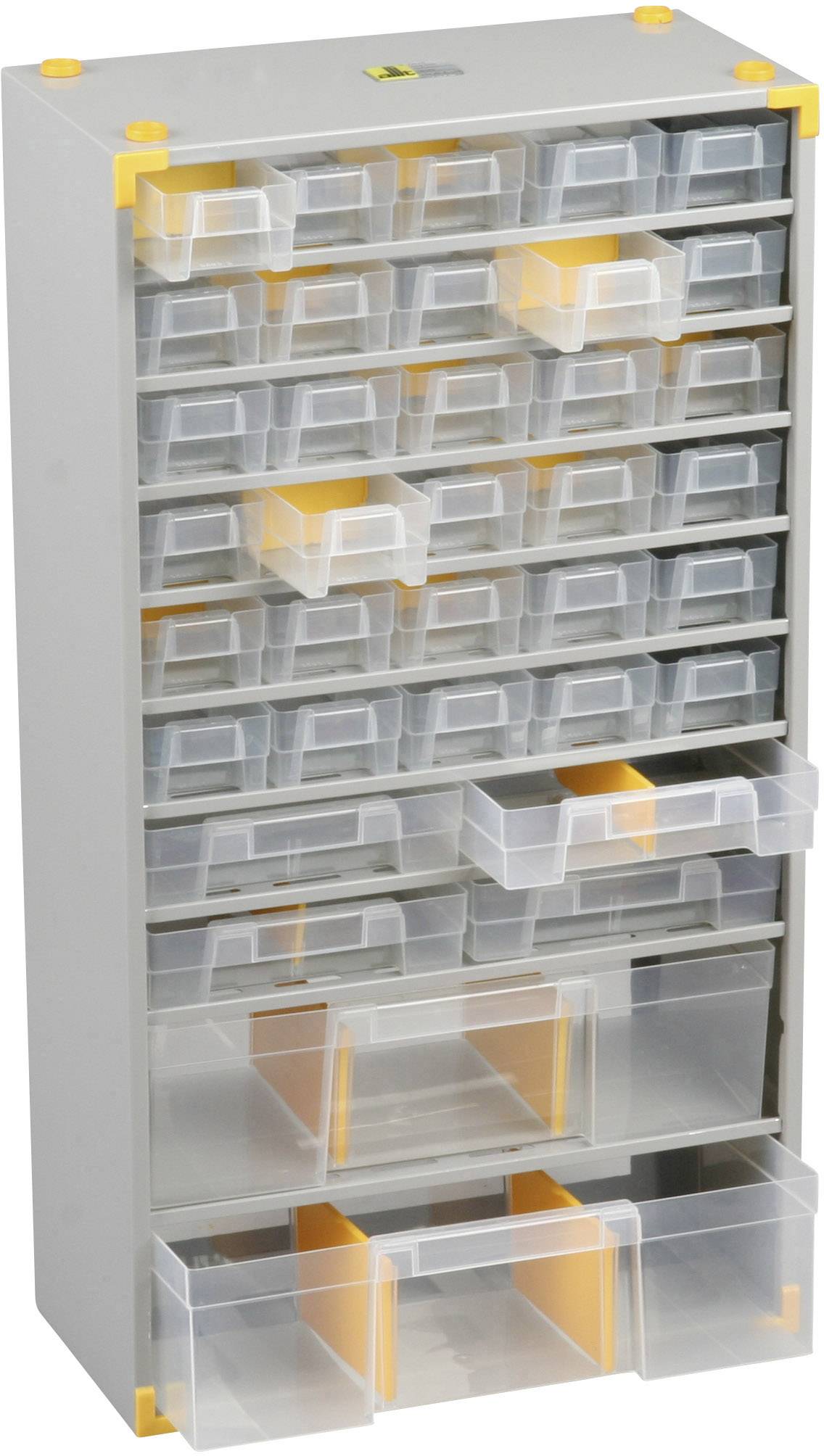 Allit Werkstatt-Magazin (L x B x H) 300 x 140 x 565mm Anzahl Fächer: 36 Inhalt 1St.