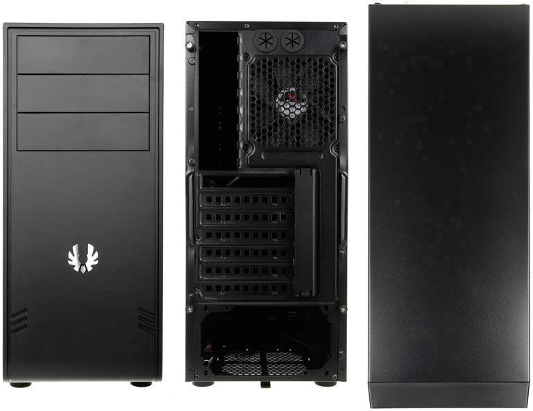 Bitfenix Comrade Midi-Tower USB-Gehäuse, Gaming-Gehäuse Schwarz