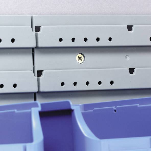 Allit 457090 Endloswand für Stapelsichtboxen Schwarz 1St.