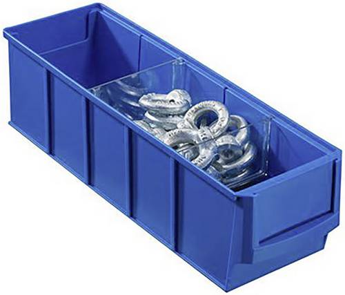 Allit 456520 Sichtlagerkasten (L x B x H) 300 x 91 x 81 mm Blau 1 St.