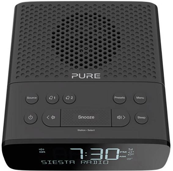 Pure Siesta S2 Radiowecker DAB+, UKW Graphit