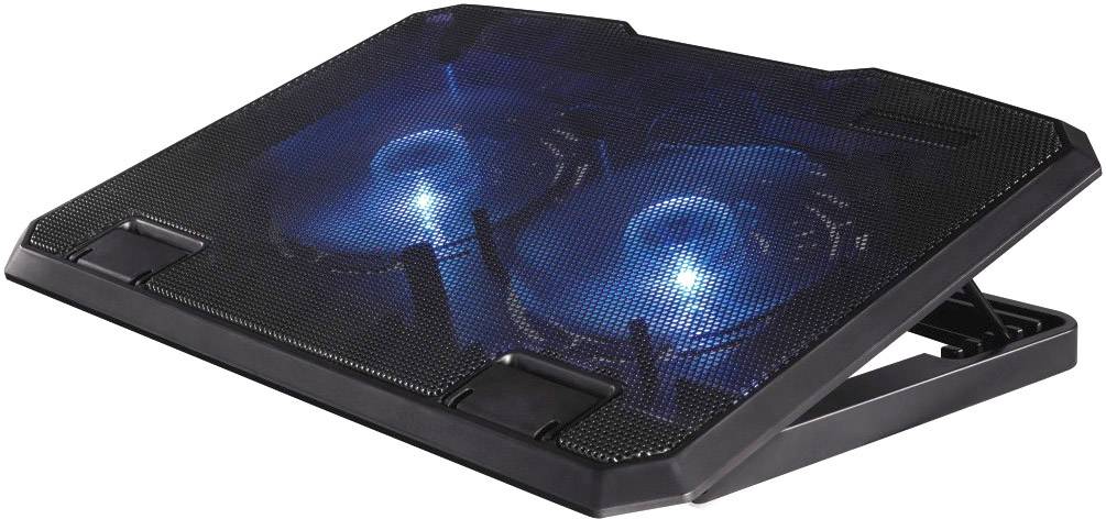 Hama Black Notebook-Ständer mit Kühlfunktion neigbar