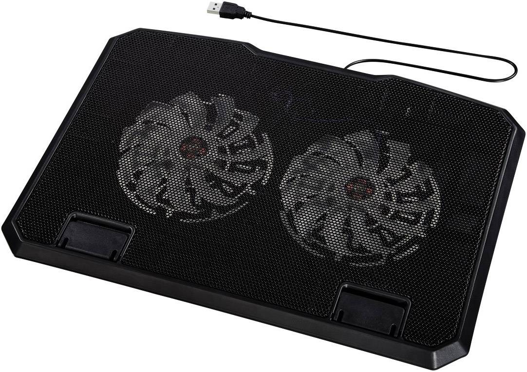 Hama Black Notebook-Ständer mit Kühlfunktion neigbar