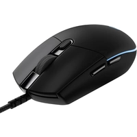 Logitech Gaming G PRO Gaming-Maus USB Optisch Schwarz 6 Tasten 12000 dpi Beleuchtet, Integriertes Scrollrad Logitech Gaming G PRO Gaming-Maus USB Optisch Schwarz 6 Tasten 12000 dpi Beleuchtet, Integriertes Scrollrad