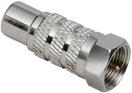 TRU Components Cinch-Adapter Cinch-Buchse - F-Stecker