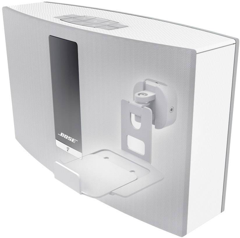 Hama Lautsprecher-Wandhalterung Schwenkbar Wandabstand (max.): 15.9 cm Weiß 1 St.