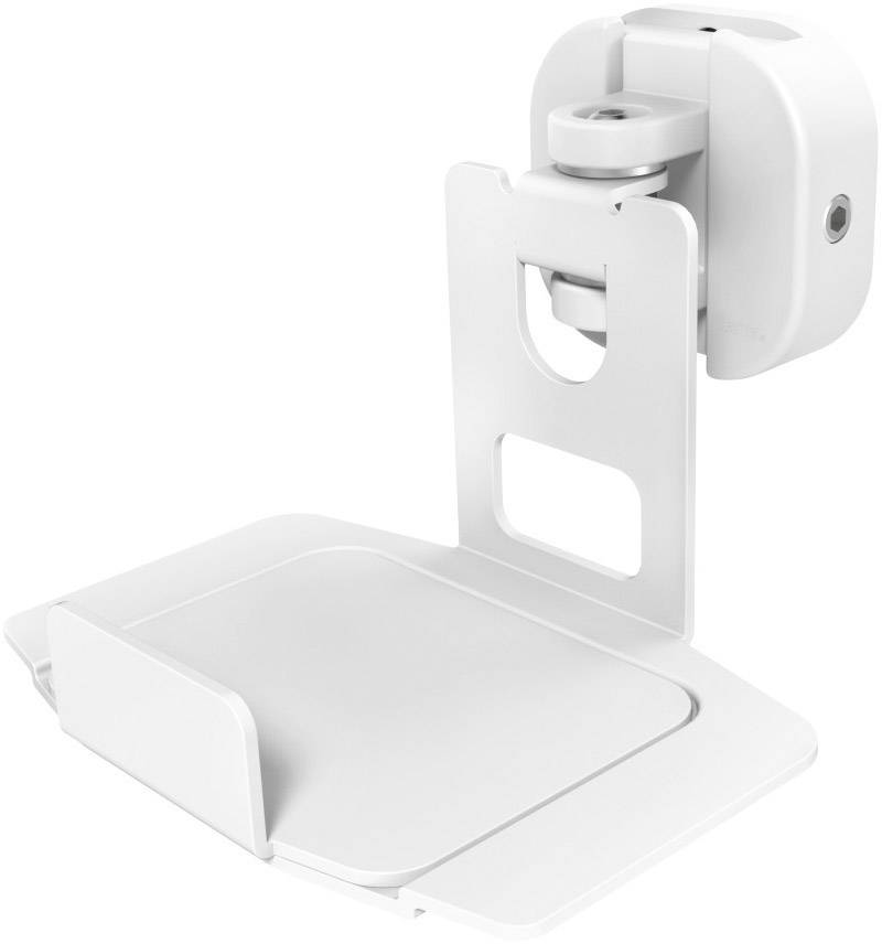 Hama Lautsprecher-Wandhalterung Schwenkbar Wandabstand (max.): 15.9 cm Weiß 1 St.