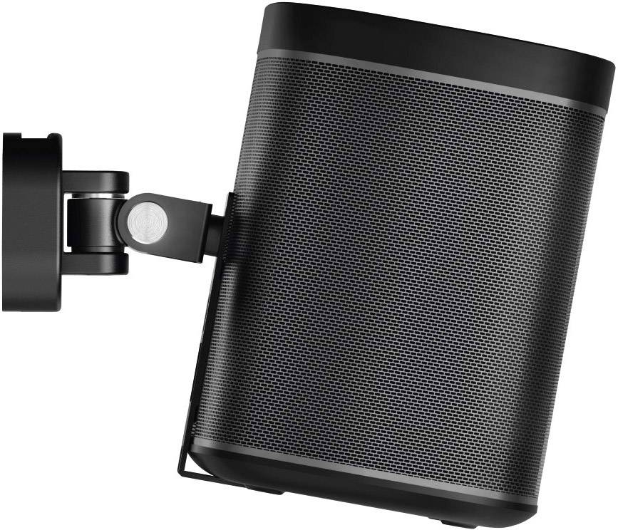 Hama Lautsprecher-Wandhalterung Neigbar+Schwenkbar Wandabstand (max.): 9.8 cm Schwarz 1 St.