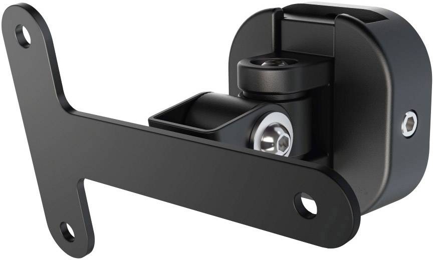 Hama Lautsprecher-Wandhalterung Neigbar+Schwenkbar Wandabstand (max.): 7.6 cm Schwarz 1 St.