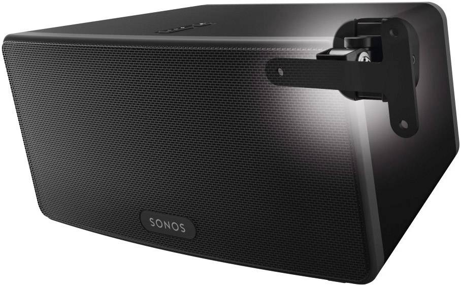 Hama Lautsprecher-Wandhalterung Neigbar+Schwenkbar Wandabstand (max.): 7.6 cm Schwarz 1 St.