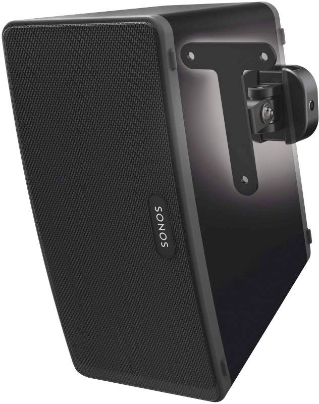 Hama Lautsprecher-Wandhalterung Neigbar+Schwenkbar Wandabstand (max.): 7.6 cm Schwarz 1 St.