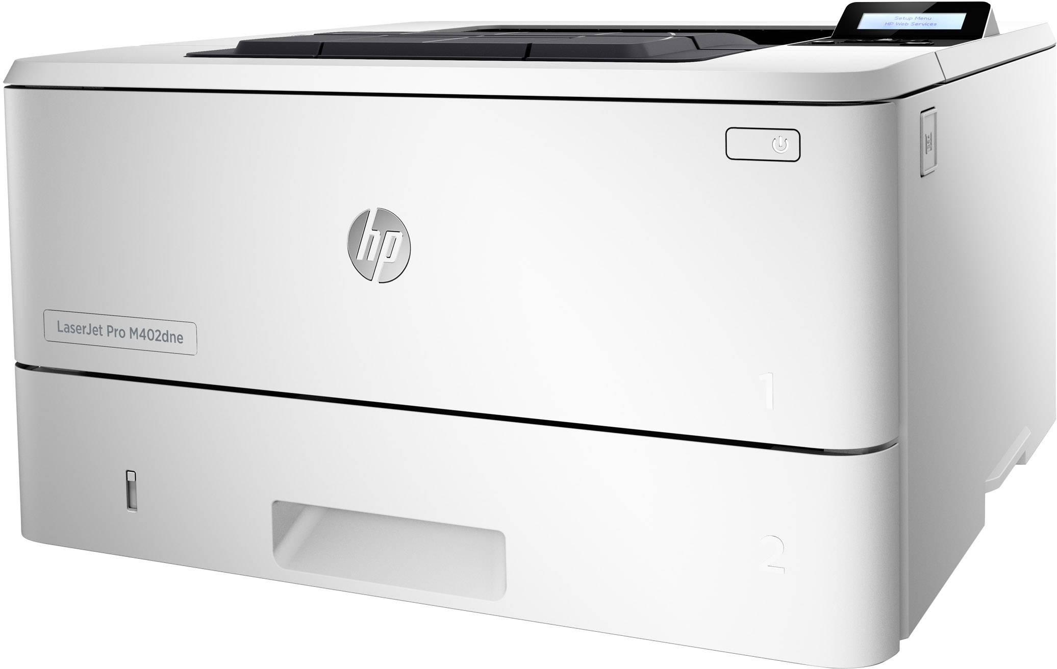 HP LaserJet Pro M402dne Drucker Laser Schwarz-Weiß A4 38 S./min 1200 x 1200 dpi LAN, Duplex