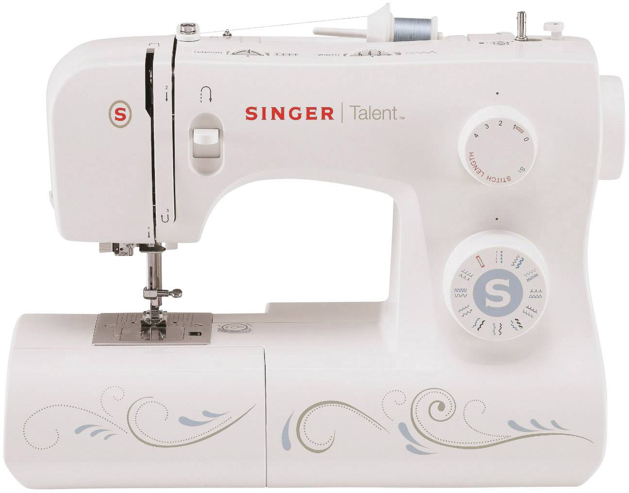 Singer Freiarmnähmaschine Talent 3323 Weiß