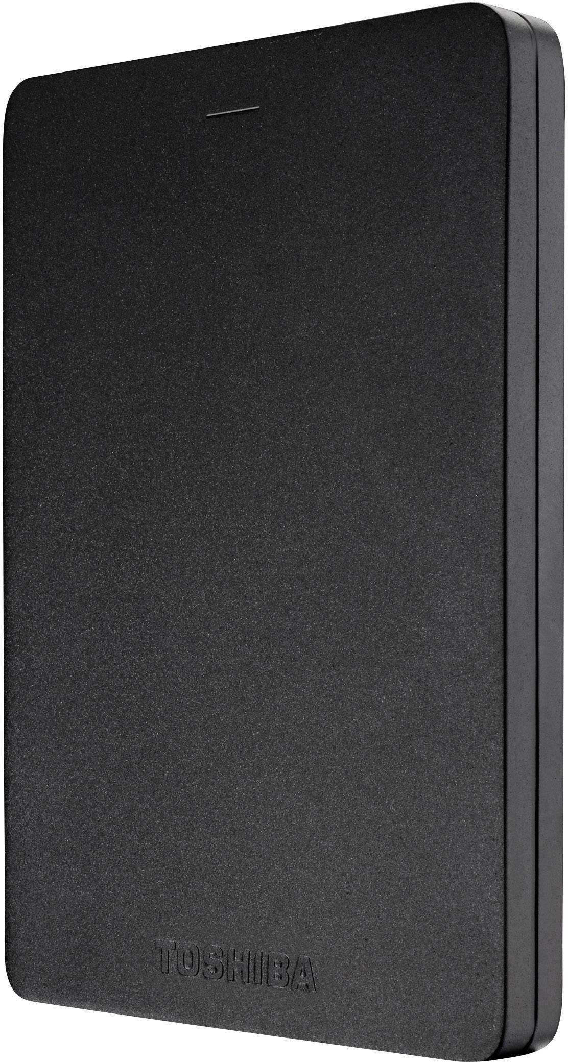Toshiba HDTH310EK3AB Canvio Alu Externe Festplatte 6.35cm (2.5 Zoll) 1TB Schwarz USB 3.0