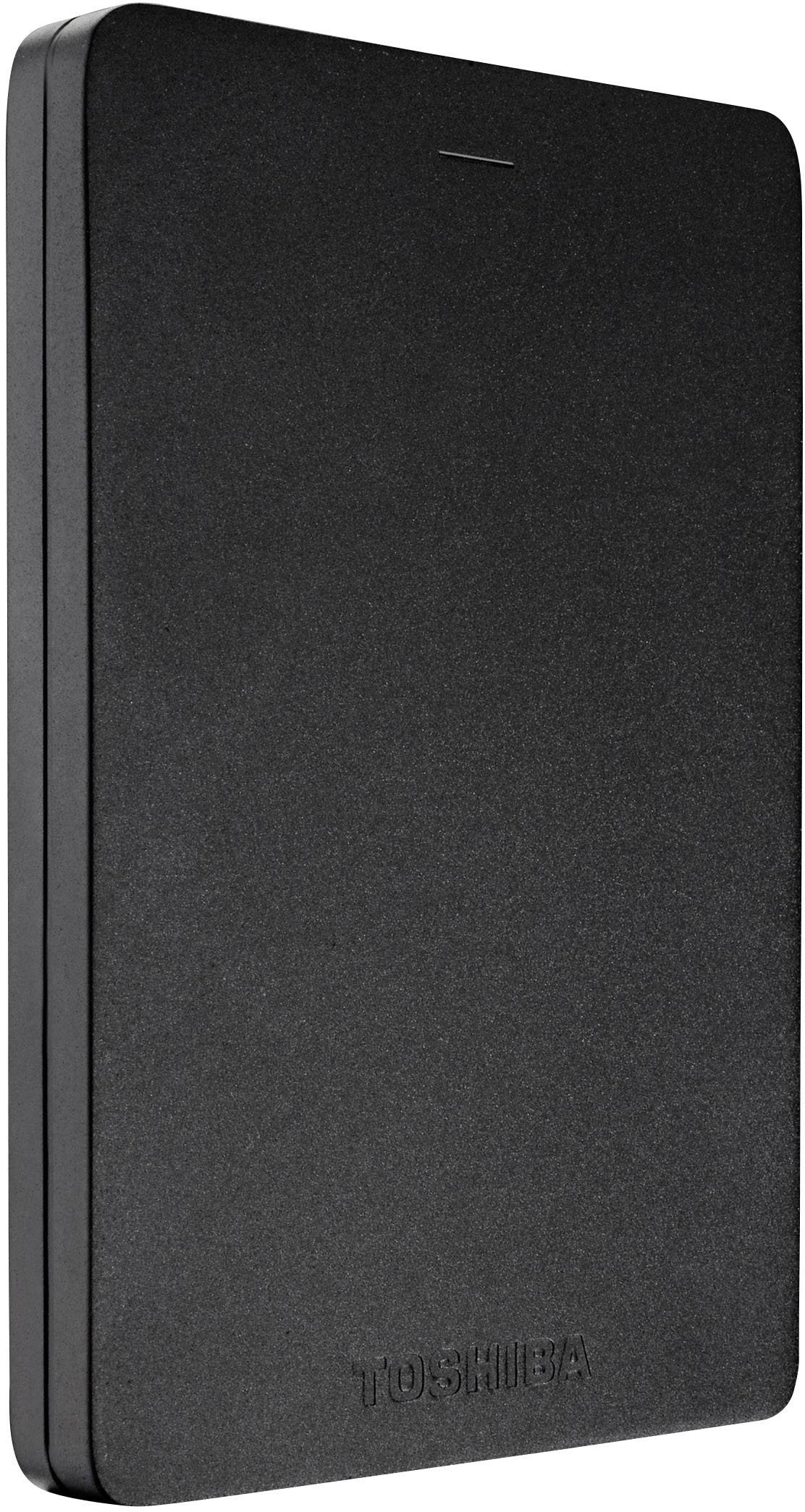 Toshiba HDTH310EK3AB Canvio Alu Externe Festplatte 6.35cm (2.5 Zoll) 1TB Schwarz USB 3.0