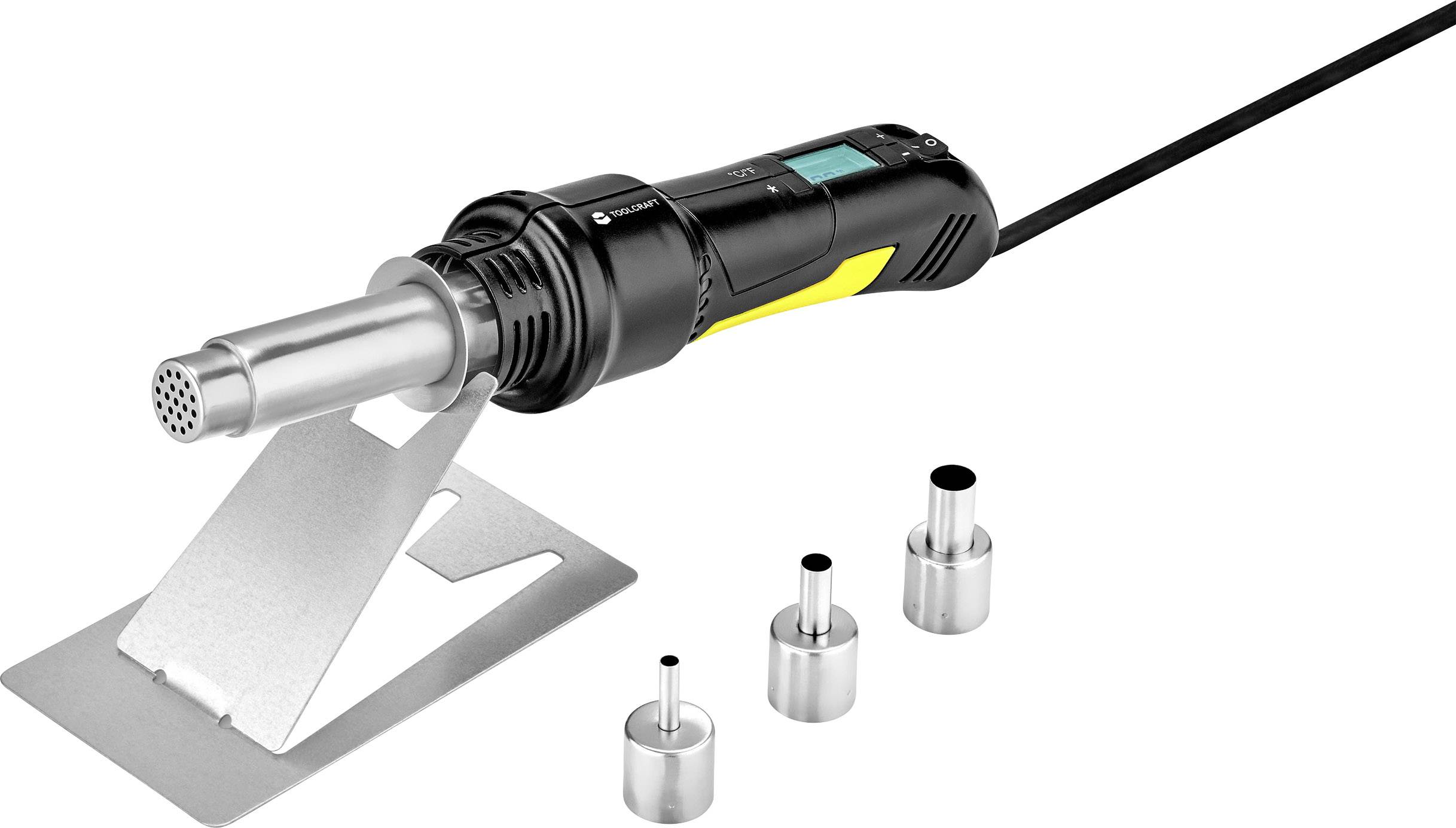 TOOLCRAFT Entlötkolben / SMD Heißluftkolben / Entlöten / Heißluft-Lötpistole 300W 200 bis