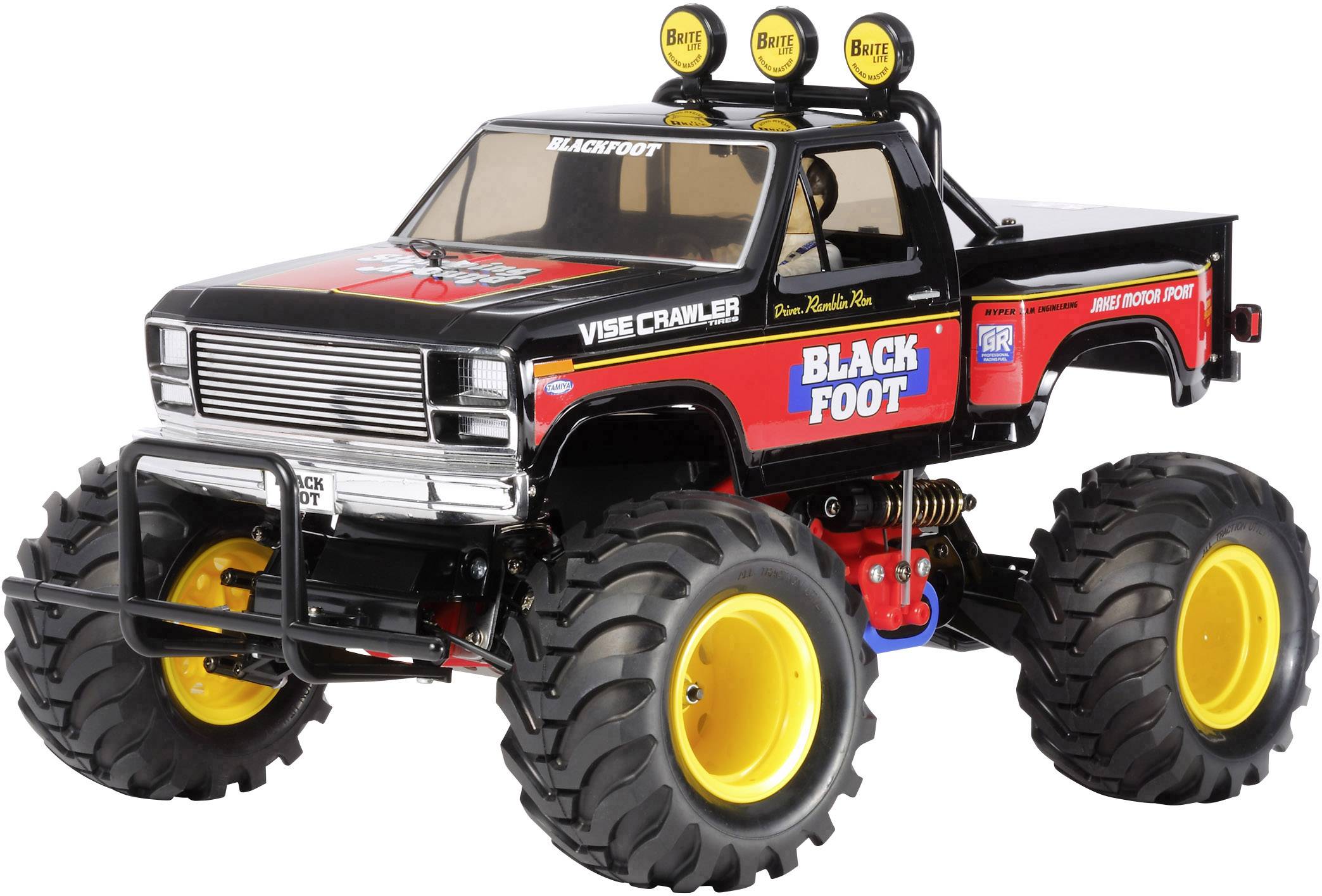 Tamiya Blackfoot Brushed 110 RC Modellauto Elektro Monstertruck