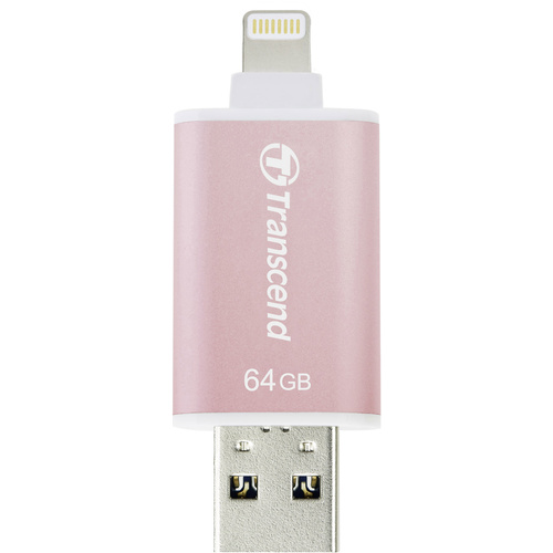 Transcend JetDrive™ Go 300 USB-Zusatzspeicher Smartphone/Tablet Roségold 64 GB USB 3.1, Apple Ligh