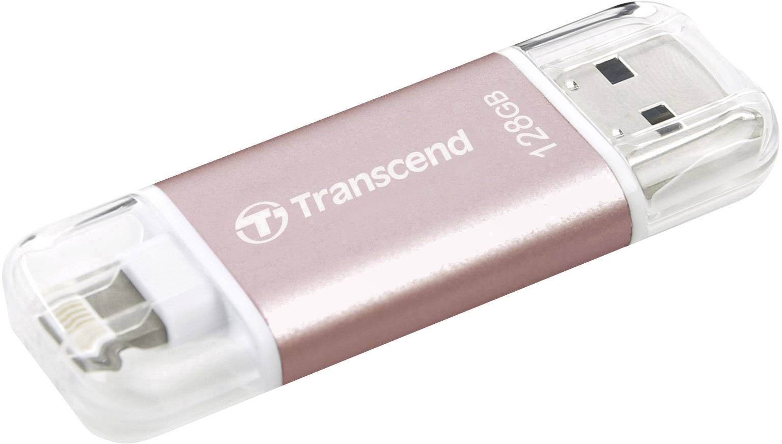 Transcend JetDrive™ Go 300 USB-Zusatzspeicher Smartphone/Tablet Roségold 128GB USB 3.1, Apple Lightning