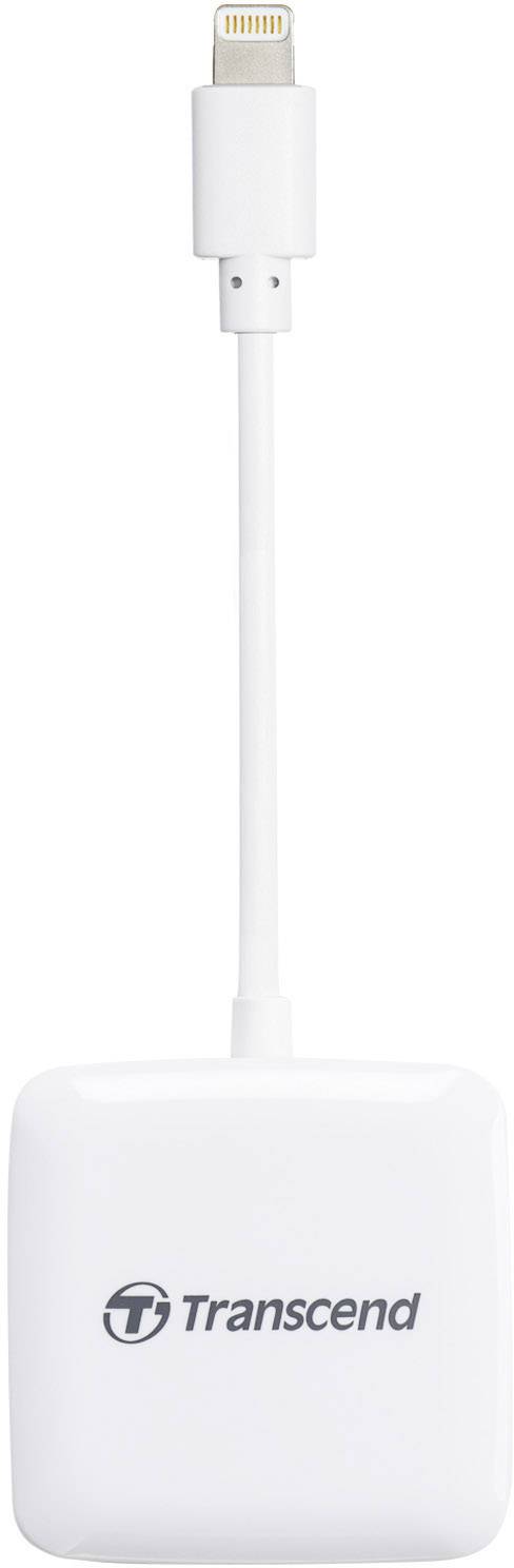 Transcend TS-RDA2W USB-Kartenleser Smartphone/Tablet Weiß Apple Lightning