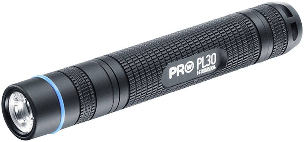 Walther 3.7080 LED Mini-Taschenlampe mit Handschlaufe, mit Holster batteriebetrieben 90lm 6.2h 31g