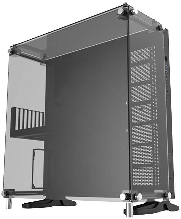 Thermaltake Core P5 TG Midi-Tower PC-Gehäuse Schwarz LCS Kompatibel, Seitenfenster, Wandmontage