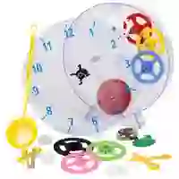 Techno Line Model kids clock Mechanisch Wanduhr Lernbausatz 20cm x 3.5cm Transparent Techno Line Model kids clock Mechanisch Wanduhr Lernbausatz 20cm x 3.5cm Transparent