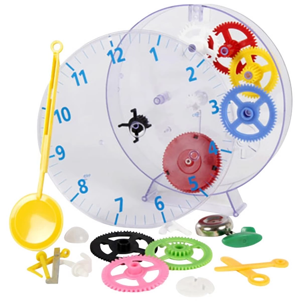 Techno Line Model kids clock Mechanisch Wanduhr Lernbausatz 20cm x 3.5cm Transparent Techno Line Model kids clock Mechanisch Wanduhr Lernbausatz 20cm x 3.5cm Transparent