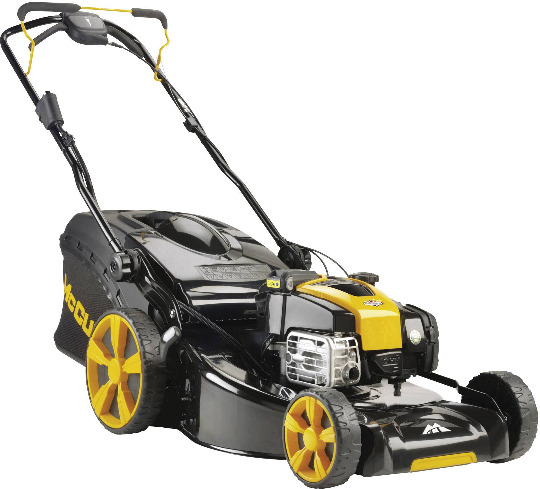 McCulloch Benzin Rasenmäher Wasseranschluss, Mulchfunktion 2.6kW