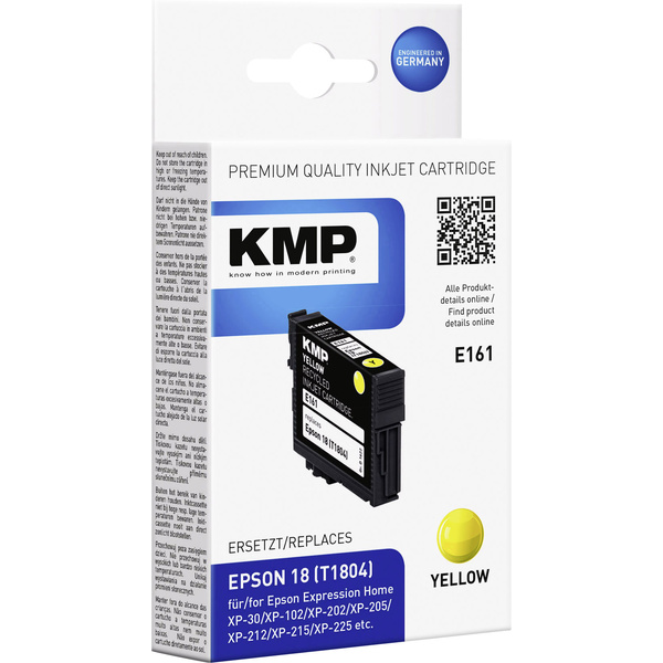 KMP Tinte ersetzt Epson T1804, 18 Kompatibel  Gelb E161 1622,4809