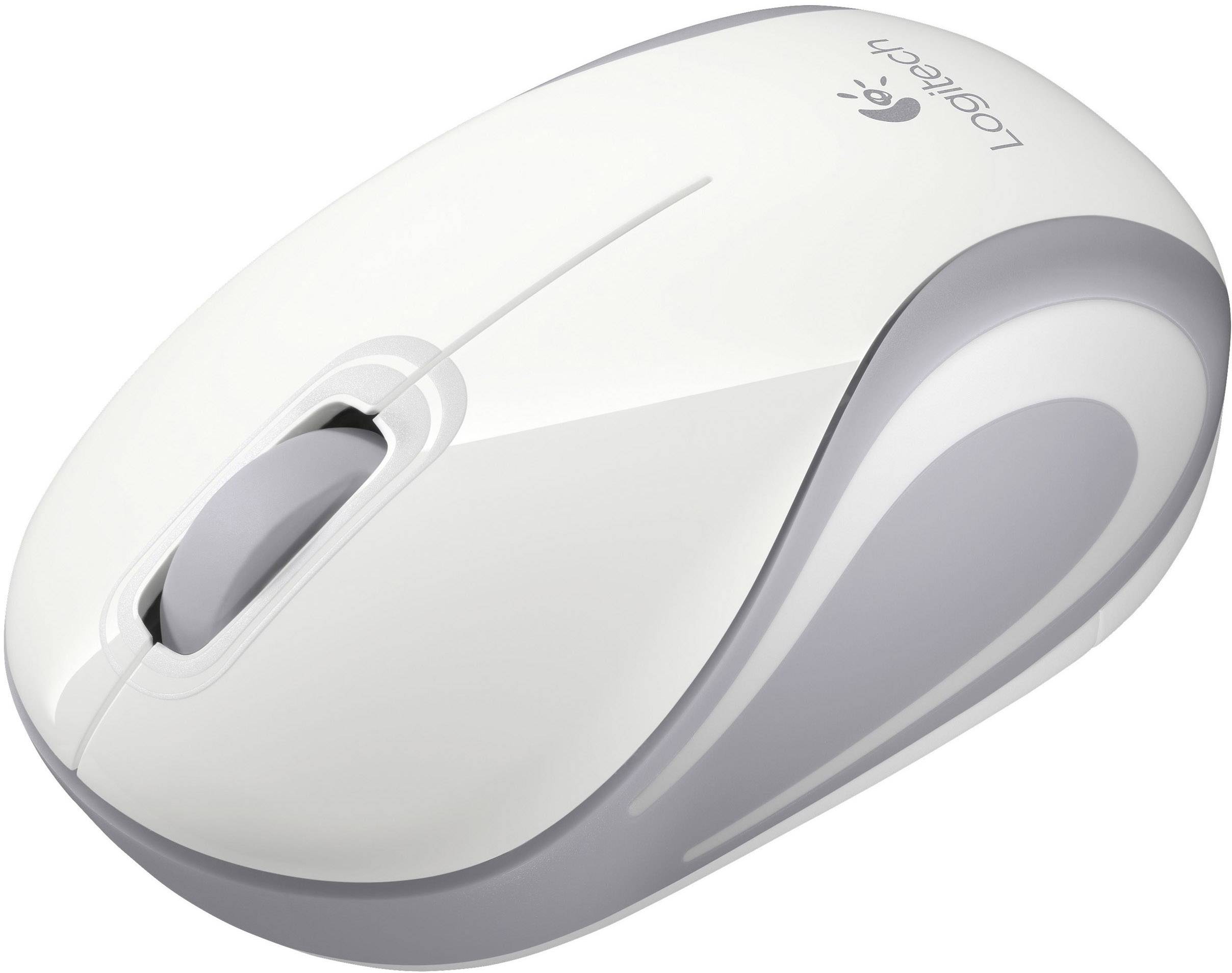 Logitech M187 Maus Funk Optisch Weiß 3 Tasten 1000 dpi