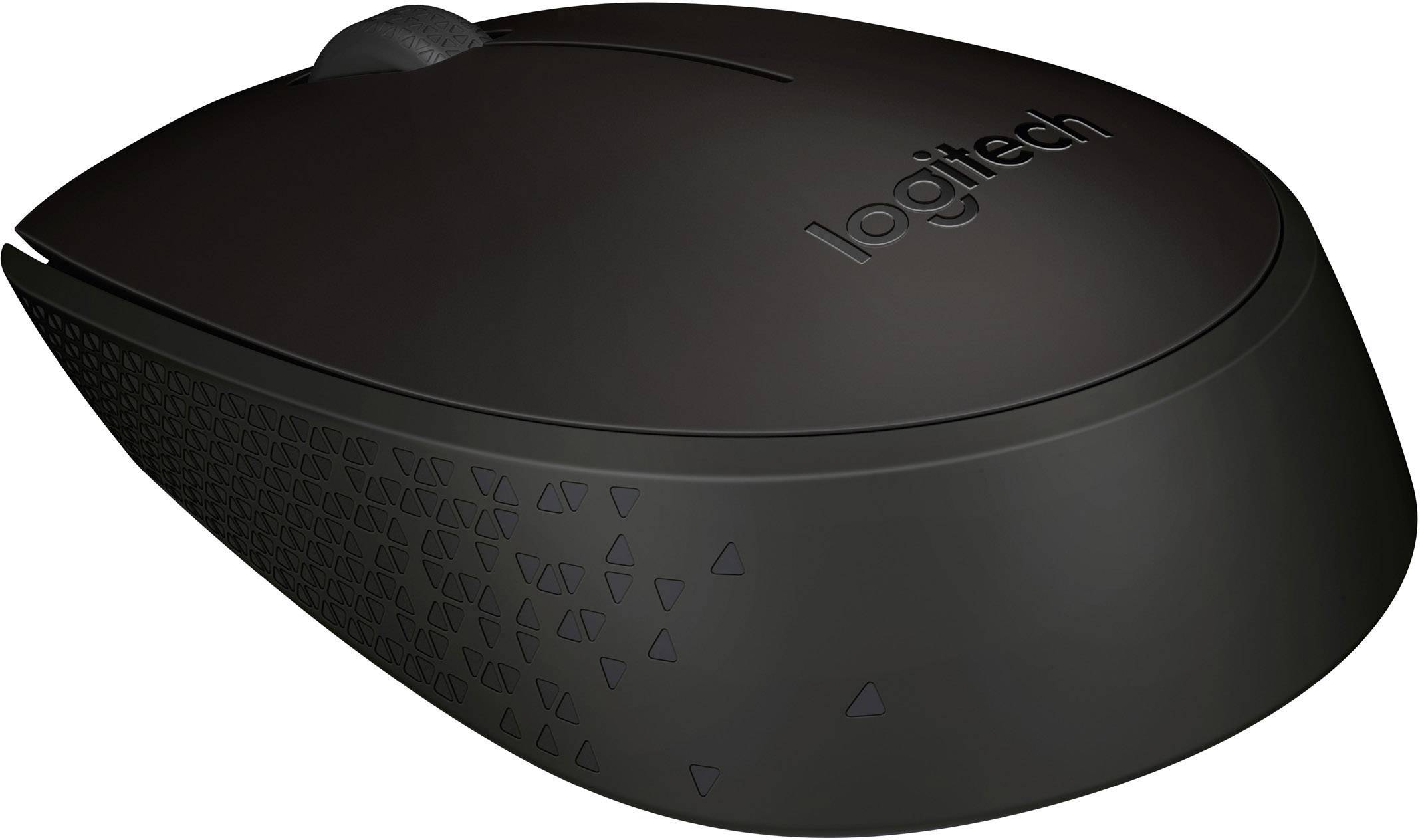 Logitech B170 OEM Maus Funk Infrarot Schwarz 3 Tasten 1000 dpi Integriertes Scrollrad