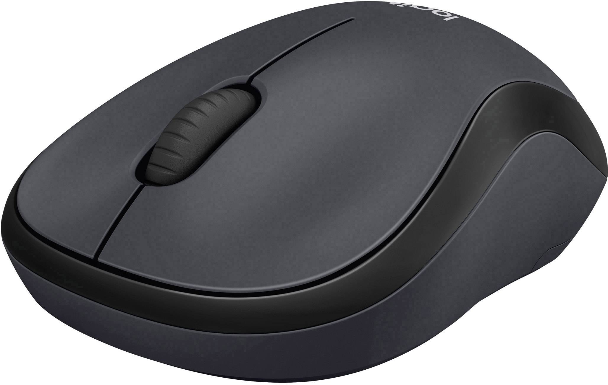 Logitech B220 Silent Maus Funk Optisch Schwarz 3 Tasten 1000 dpi Integriertes Scrollrad
