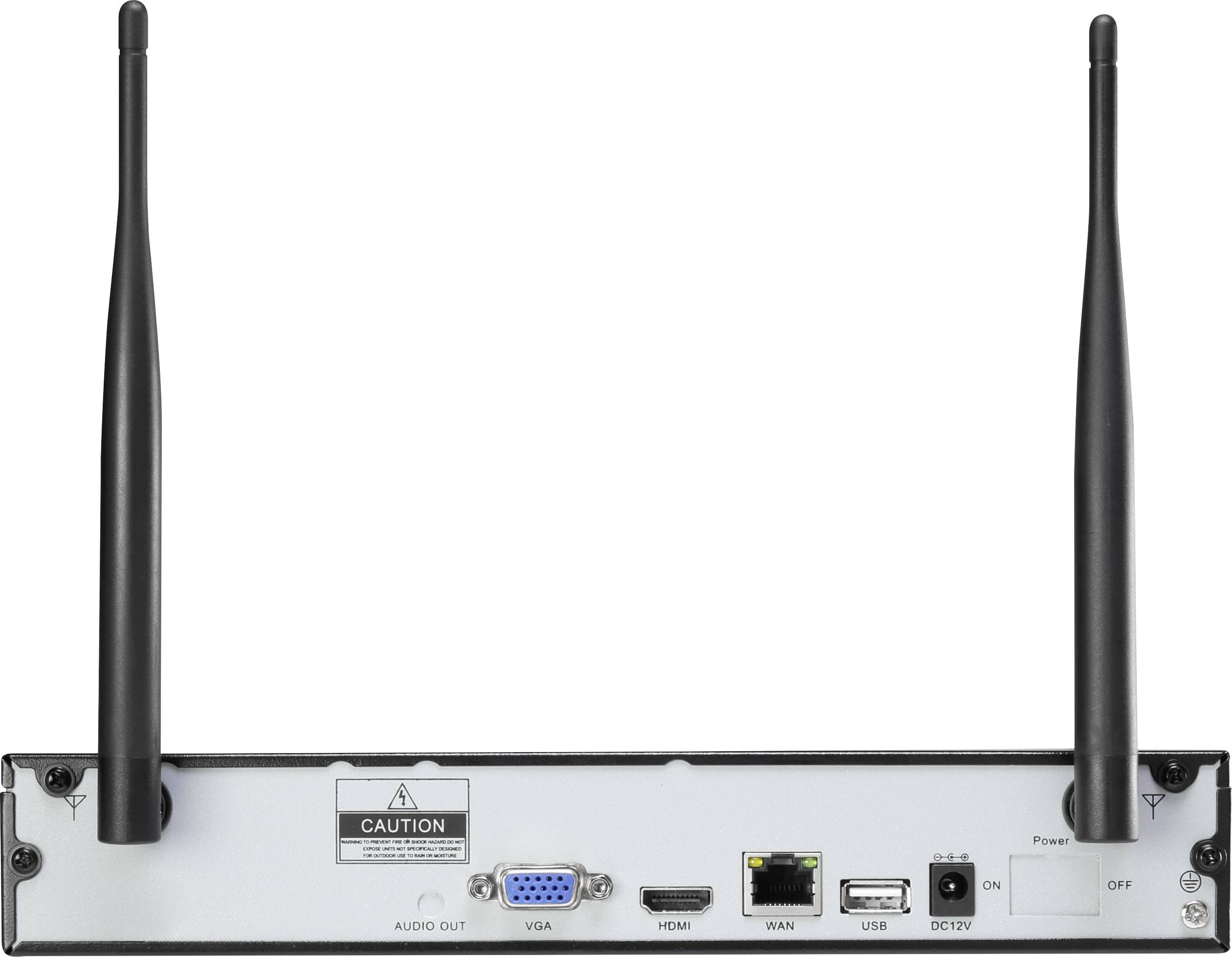 Sygonix 355791D1 / 1522017 Funk-Überwachungskamera-Set mit 4 Kameras