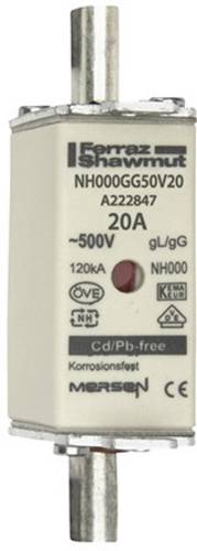 Mersen 1B637.000000 NH-Sicherung Sicherungsgröße = 000 20 A 500 V