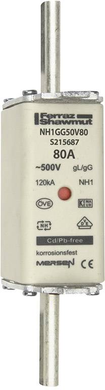 Mersen 1B159.000000 NH-Sicherung Sicherungsgröße = 1 80 A 500 V