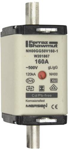 Mersen 1F769.000000 NH-Sicherung Sicherungsgröße = 00 160 A 500 V