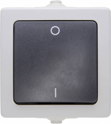 565256009 Feuchtraum-Schalterprogramm Ausschalter Nautic Grau