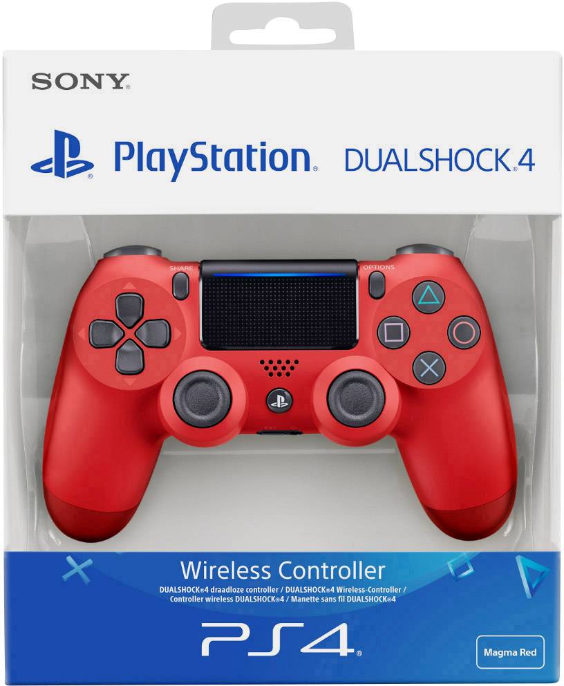 Sony Dualshock 4 V2 Gamepad PlayStation 4 Rot