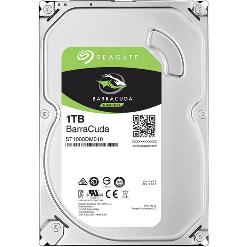 Seagate BarraCuda® 1TB Interne Festplatte 8.9cm (3.5 Zoll) SATA III ST1000DM010 Bulk