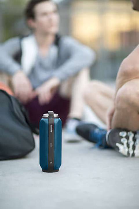 Philips BT6600A/12 Bluetooth® Lautsprecher NFC, spritzwassergeschützt Blau