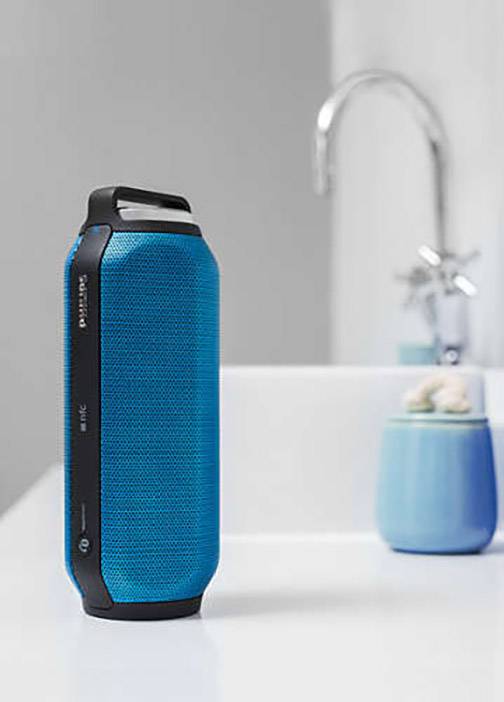 Philips BT6600A/12 Bluetooth® Lautsprecher NFC, spritzwassergeschützt Blau