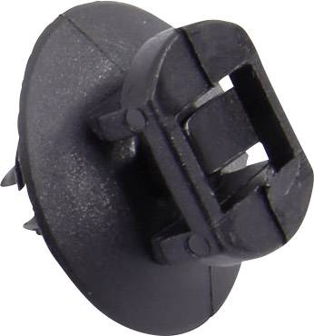 KSS Kabelhalter 28530c1315 mit Lamellenfuß Schwarz 100St.