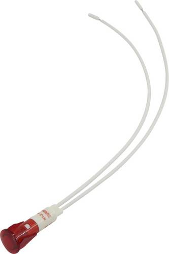 TRU Components 1524029 Standard Signalleuchte mit Leuchtmittel Rot