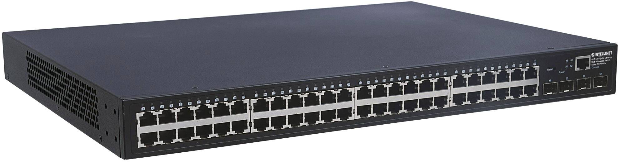 Intellinet 561334 561334 19 Zoll Netzwerk-Switch 48 + 4 Port 1 GBit/s