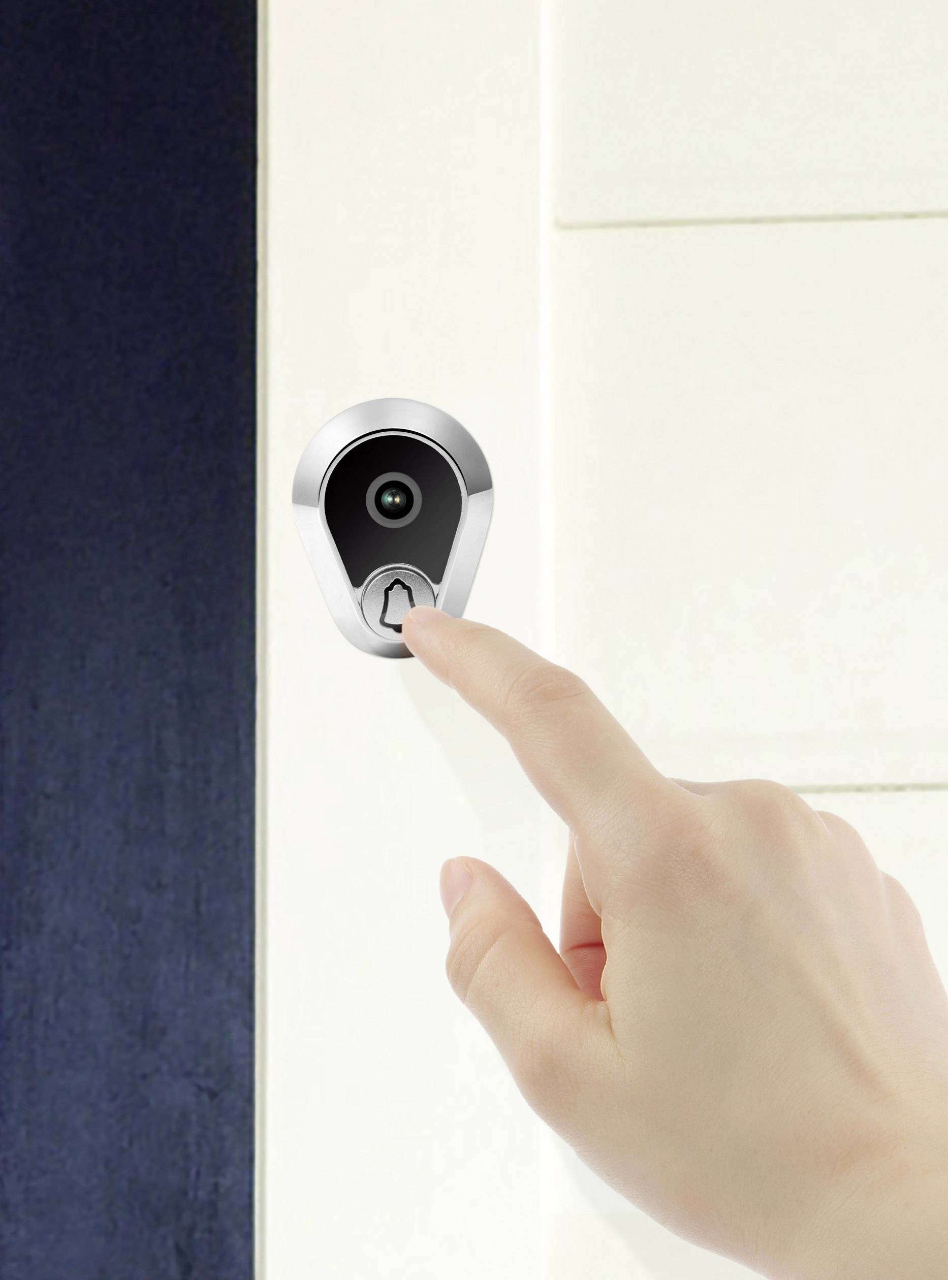 Technaxx TX-75 Video-Türsprechanlage Funk Komplett-Set Schwarz