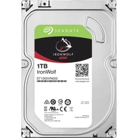 Seagate IronWolf™ 1TB Interne Festplatte 8.9cm (3.5 Zoll) SATA III ST1000VN002 Bulk Seagate IronWolf™ 1TB Interne Festplatte 8.9cm (3.5 Zoll) SATA III ST1000VN002 Bulk